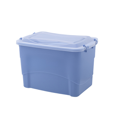 Caixa Organizadora Azul Com Trava Pratic Box 3 litros Paramount