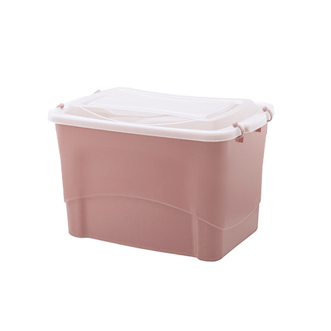 Caixa Organizadora Rosa Com Trava Pratic Box 3 litros Paramount