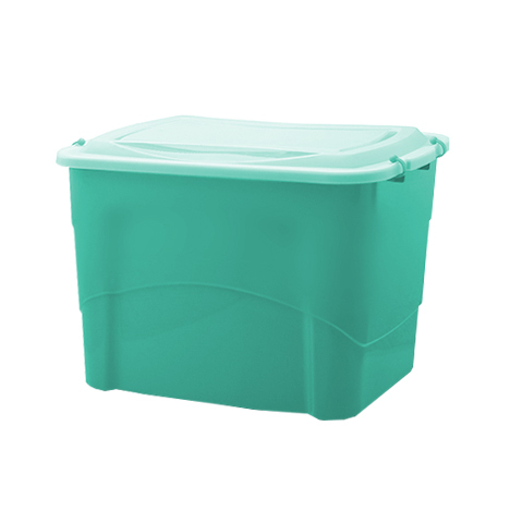Caixa Organizadora Verde Com Trava Pratic Box 3 litros Paramount