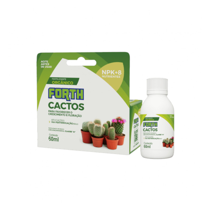 Fertilizante Cactos concentrado 60ml Forth