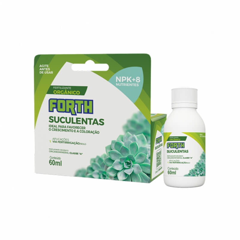 Fertilizante para Suculentas Concentrado 60ml Forth                       