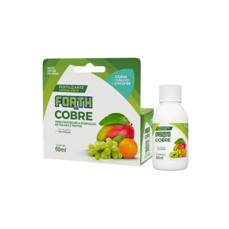 Fertilizante Cobre concentrado 60ml Forth