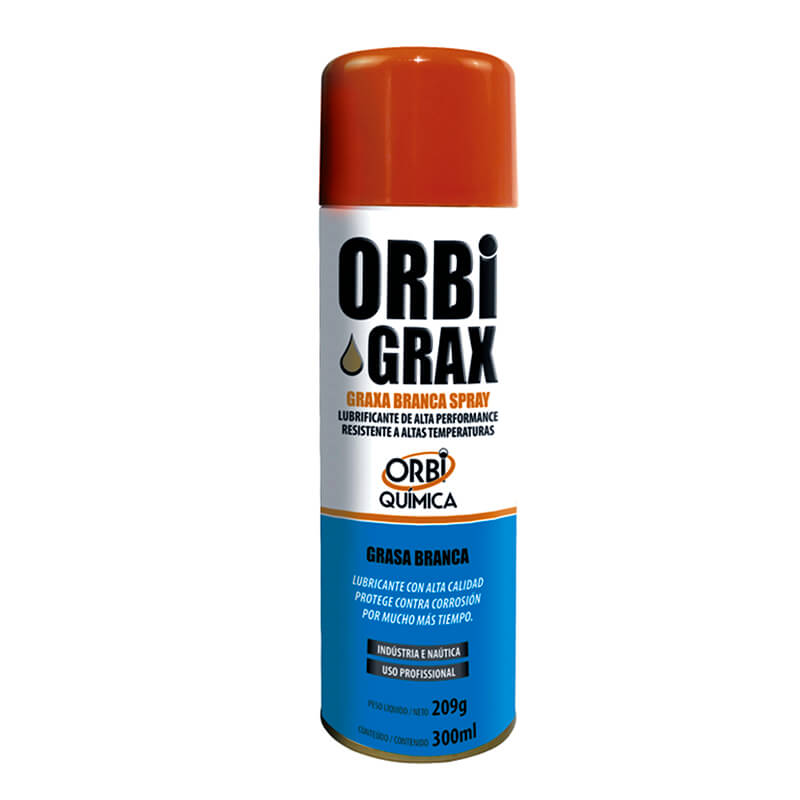 Graxa branca spray 300ml Orbi Química