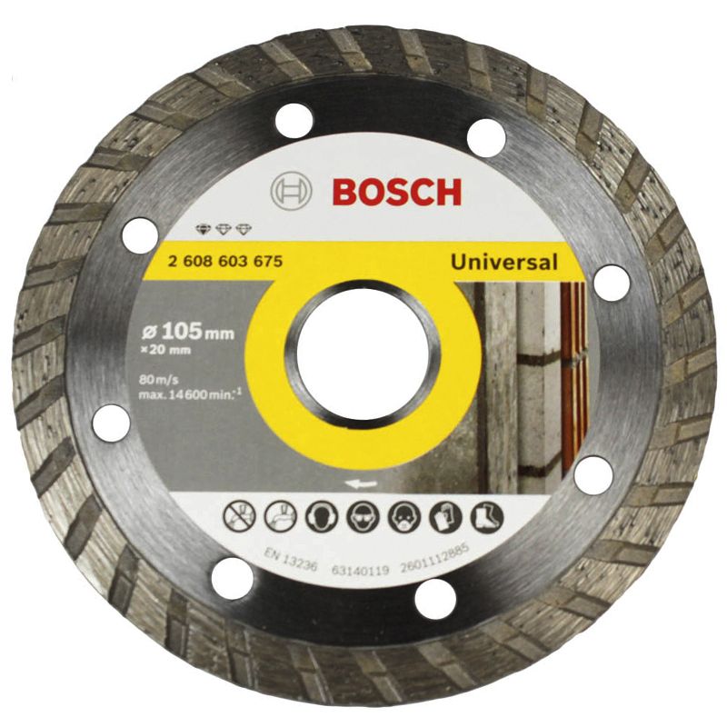 Disco diamantado turbo 105mm Bosch Standard                           