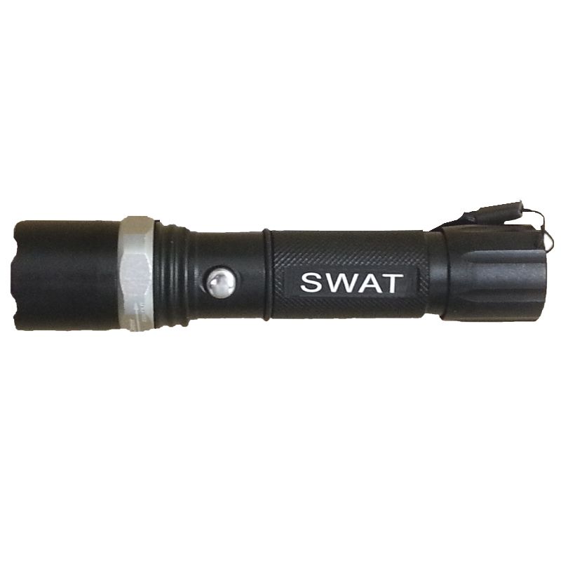 Lanterna tática recarregável bivolt Superled Cree Q5 Swat