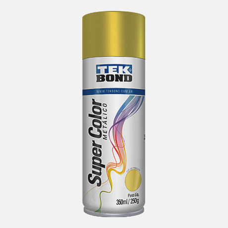Tinta Spray Ouro Tek Bond