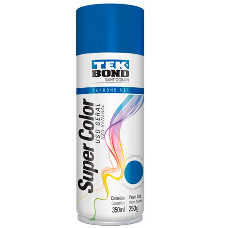 Tinta Spray Azul Tek Bond