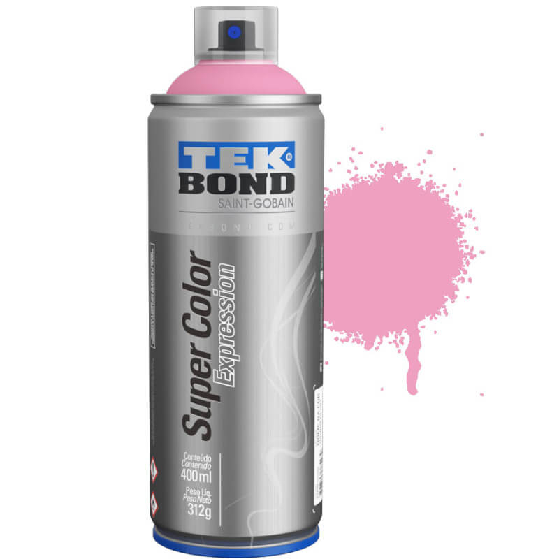 Tinta Spray Rosa Candy Expression Tek Bond