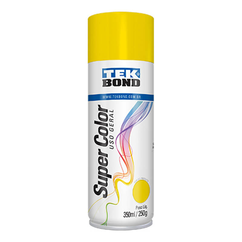 Tinta Spray Amarelo Tek Bond